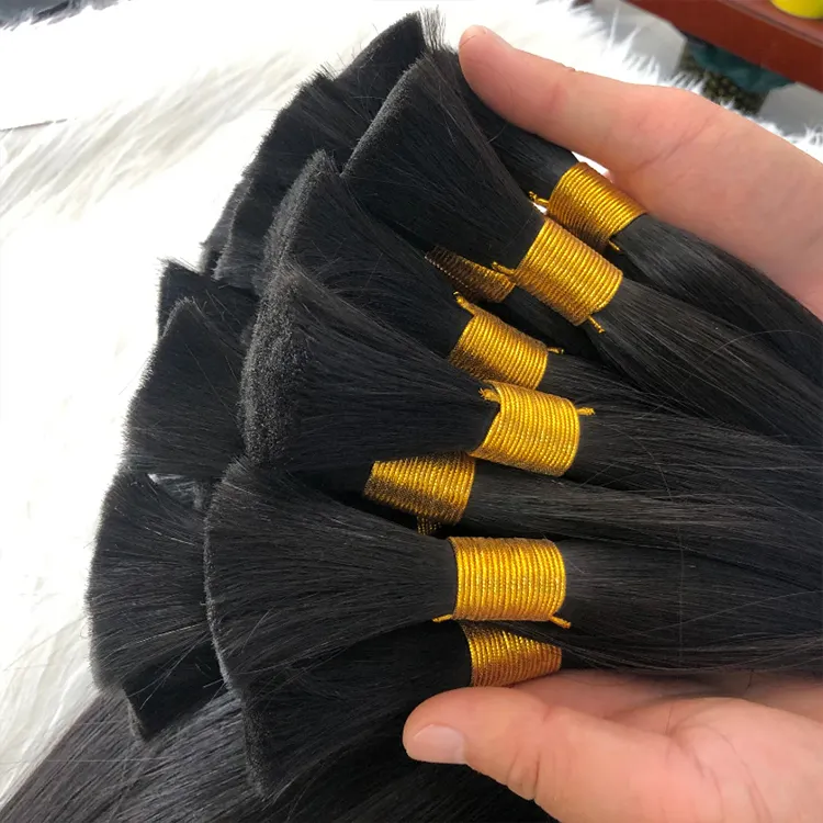 100% natural color hair extensions bulk,Remy Human Bulk,18 inch cheap human hair bulk
