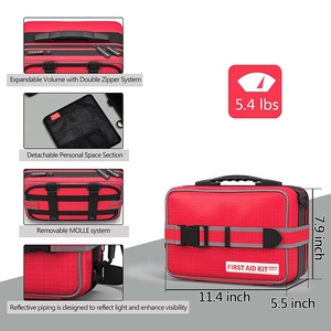 266 पीसीएस बड़ी आपातकालीन चिकित्सा किट आउटडोर ट्रॉमा किट गृह कार्यालय के लिए चिकित्सा प्राथमिक चिकित्सा किट - Product Image 4