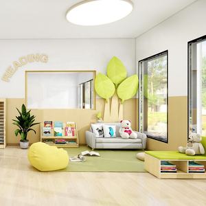 Meubles <span class=keywords><strong>en</strong></span> bois colorés pour salle de classe et ensembles de meubles d'apprentissage pour la maternelle avec équipement de jeu de rôle à vendre - Product Image 4