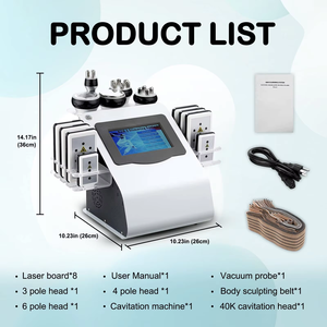 Preço de Fábrica ODM OEM Máquina de Massagem Corporal 40k para Emagrecimento e Modelagem Corporal 6 em 1 - Product Image 1