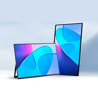 Écran portable sans fil IPS de 23,8 pouces avec rétroéclairage LED, moniteur de projection Full HD 100 Hz, haut-parleur intégré USB pour mobile