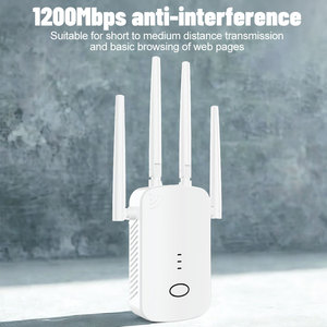 Z1200D Extensor de Rango WiFi Inalámbrico de 1200Mbps con Cuatro Antenas, Repetidor/Amplificador de Señal de Router Doméstico L430 - Product Image 4