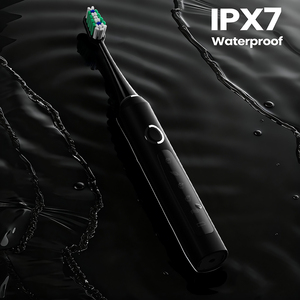 Brosse à <span class=keywords><strong>dents</strong></span> électrique sonique portable étanche IPX7, rechargeable, pour adultes, blanchiment des <span class=keywords><strong>dents</strong></span>, hygiène buccale, manche en <span class=keywords><strong>vernis</strong></span> élastique - Product Image 4