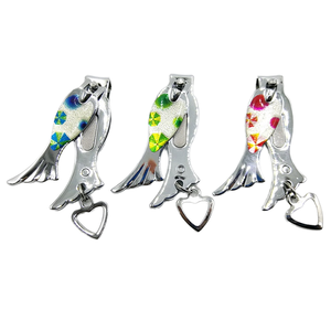 ที่ตัดเล็บรูปสัตว์น่ารักแบบขายส่ง ที่ตัดเล็บเหล็กขนาดเล็กพกพาสะดวก พร้อมพวงกุญแจ - Product Image 1