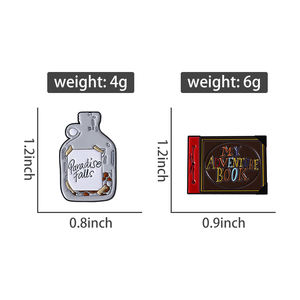 เข็มกลัดโลหะลายพาราไดซ์ ฟอลส์ จากพิกซาร์ ของที่ระลึกจากภาพยนตร์ เหมาะสำหรับติดกระเป๋าเป้ ของขวัญ ขายส่ง - Product Image 6