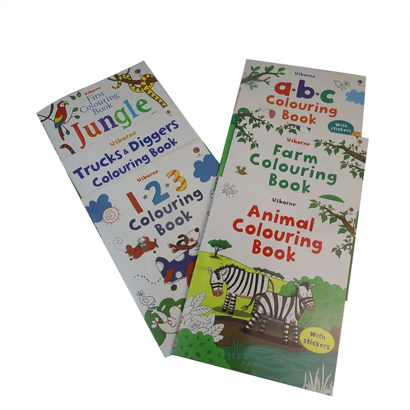 Großhandel Tier Planeten Raum Kinder Mal bücher benutzer definierte Druck Zeichnung Malbuch für Kinder