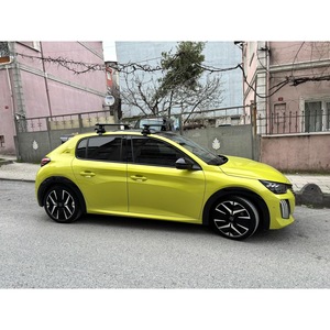 Barres transversales de toit en aluminium pour Peugeot 208 2012-2019 Noir Argent Porte-bagages sur mesure - Product Image 4