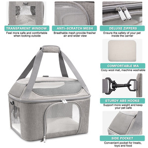 <span class=keywords><strong>Mochila</strong></span> <span class=keywords><strong>para</strong></span> <span class=keywords><strong>Perros</strong></span>, Bolsa de Transporte Transpirable <span class=keywords><strong>para</strong></span> Mascotas, Bolsa de Transporte Aprobada por Aerolíneas <span class=keywords><strong>para</strong></span> <span class=keywords><strong>Perros</strong></span> <span class=keywords><strong>Pequeños</strong></span> y Gatos - Product Image 4