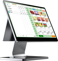Sistema POS OEM DY con Windows/Android, Pantallas Dobles Táctiles de 15.6+11.6/10.1 Pulgadas, Todo en Uno para Restaurante, Caja Registradora Imin Swan1