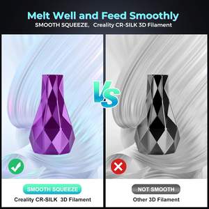 Filamento Creality Silk Pla de 1.75mm Multicolor para Impresora 3D, Acabado Liso y Brillante para Impresión de Alta Definición - Product Image 4