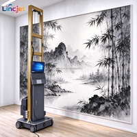 Mesin Cetak UV LINCJET LC-A2 untuk Dinding, Printer Dinding Tinta UV, Mesin Cetak Dinding Digital untuk Dekorasi