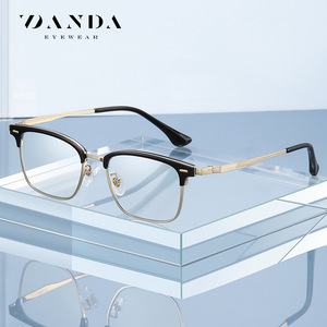Vanda Eyewear Montures de lunettes rectangulaires à monture complète ST6206 Anti-lumière bleue Unisexe Léger - Product Image 1