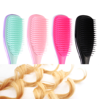 Brosse à Cheveux Démêlante à Manche ABS Personnalisable, de Haute Qualité, Antistatique et Massante