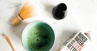 En stock, boîte ronde en métal personnalisée de 73*73 mm, hermétique, pour matcha, café et thé, 35 g, avec bouchons intérieurs et couvercles