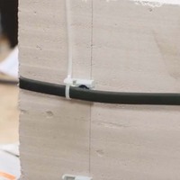 Support de serre-câbles 11 mm en plastique pour fixation de tuyaux, compatible avec les cloueuses à gaz