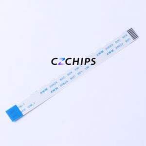 FC-1.0A-8P-100mm FFC Cable (Flexible Flat Cable) P=1mm Connector 8P 1mm 0.3mm Reverse - Product Image 1