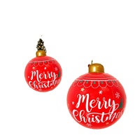 Boules/sphères gonflables de Noël pour décorations de fêtes de grande taille pour la porte d'entrée et la cour