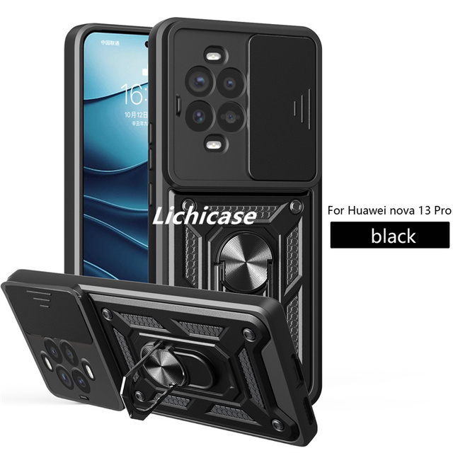 Lichicase 360°Full Coverage TPU Hybrid PC Shockproof Phone Housings for Huawei Nova 14 14Pro Armor Case Cover