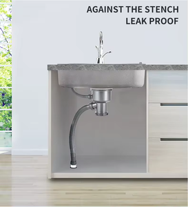 Coladores de fregadero de 185 mm de diámetro estilo coreano para hoteles, restaurantes y multicocina con accesorios de cocina SUS 304 - Product Image 6