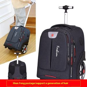 Sac à dos d'étudiant grande capacité, sac à dos de voyage multi-usages, bagage de cabine, sac à roulettes, valise à roulettes - Product Image 4