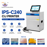 Imprimante de codes CIJ continue IPS-C240 pour fabricants – Machine de marquage jet d'encre pour lots et classes (EXP MFG)