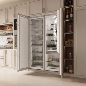 Réfrigérateur intégré innovant haute capacité avec fonction de congélation rapide et système de dégivrage sans givre pour hôtels, compresseur extérieur I - Product Image 1