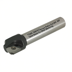 TTAKE TA9019 Concave Radius End Mill Insert Milling Tool 12mm Shank For Metal <b>Machining</b> - Product Image 2