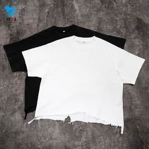 T-Shirt Oversize da Uomo in Puro Cotone 240G con Logo Personalizzato, Stile Vintage e Effetto Invecchiato, Moda Streetwear di Alta Qualità - Product Image 1
