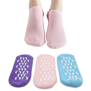 Gel hydratant Chaussettes de Station Thermale pour La Peau Craquelée Sèche pied Confortable coton Doux gel Bunion correcteur Acceptable D'ODM D'OEM - Product Image 1