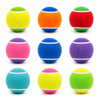 Balles de tennis pour chiens OEM pour l'entraînement au rapport, balles de jeu durables et rebondissantes pour animaux de compagnie, de 1,5 à 9 pouces, avec logo, couleur et emballage personnalisés
