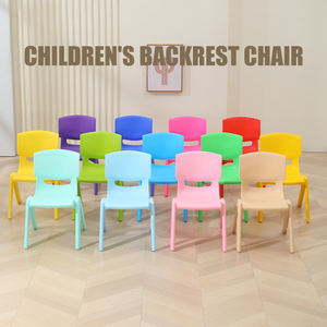 Yüksek Kaliteli Modern Okul Sınıfı Oturma Düzenlemesi İstiflenebilir Kreş Anaokulu Çocuklar İçin Kalınlaştırılmış Plastik Çocuk Sandalyesi - Product Image 2