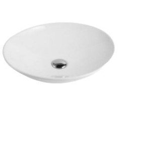 Lavabo rond élégant <span class=keywords><strong>de</strong></span> style nordique moderne pour comptoir ; Lavabo en céramique pour salles <span class=keywords><strong>de</strong></span> <span class=keywords><strong>bain</strong></span>, hôtels et balcons ; Lavabo monobloc - Product Image 1