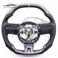 Volant en fibre de carbone véritable à fond plat en forme de D pour Chevrolet Camaro 2010-2011 LS LT RS SS