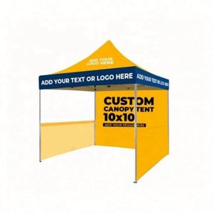 Carpa de Jardín Plegable de Aluminio Resistente con Logotipo Personalizado, 3m x 3m (10x10 pies), con Paredes, para Ferias Comerciales - Product Image 3