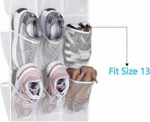 Organizador de Zapatos para Bebé Colgante de Doble Cara con 30 Bolsillos, Bolsa de Almacenamiento Giratoria para Armario, Bolsas de Almacenamiento Comprimidas - Product Image 5