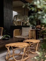 Wabi-Sabi brique fendue noire décoration d'intérieur mur extérieur hôtel villa café magasin