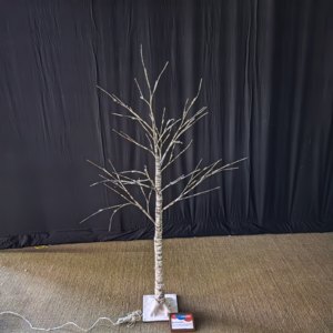 Lumière d'<span class=keywords><strong>arbre</strong></span> en <span class=keywords><strong>bouleau</strong></span> en fer industriel, éclairage haute luminosité, <span class=keywords><strong>arbre</strong></span> festif en métal résistant aux intempéries pour porche ou salon - Product Image 5