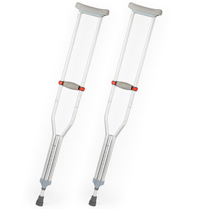 Regolabile Stampelle per Misura La Maggior Parte Standard Stampelle Ascellari Adulti Size Piedi Stampelle con Sotto Le Ascelle - Product Image 5