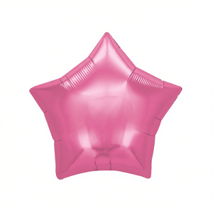 ลูกโป่งฟอยล์รูปดาวสีชมพู 19 นิ้ว สำหรับตกแต่งงานวันเกิดเด็ก - Product Image 1