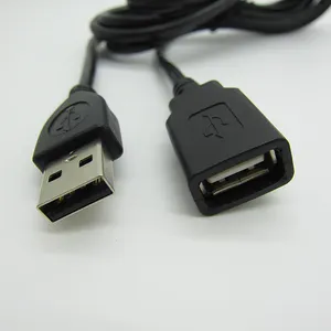 كابل تمديد USB 2.0 عالي السرعة ومتين من النوع A ذكر إلى أنثى للشحن ونقل البيانات