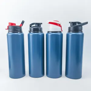 -زجاجة مياه رياضية من الألومنيوم خفيفة الوزن قابلة لإعادة الاستخدام للصالات الرياضية والمشي لمسافات طويلة والتخييم والجري دراجة جبلية