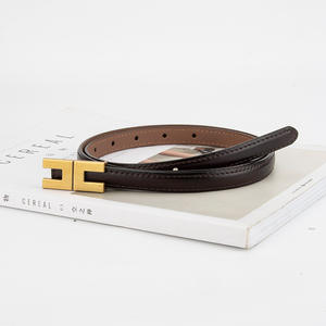 Design di lusso fibbia Top in <span class=keywords><strong>pelle</strong></span> di vacchetta <span class=keywords><strong>cintura</strong></span> da <span class=keywords><strong>donna</strong></span> in vera <span class=keywords><strong>pelle</strong></span> cinture sottili Decorative cinturini in vita all'ingrosso - Product Image 3