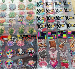 Gobelets et enveloppes personnalisés en plastique et caoutchouc de 16 oz, imperméables, lavables, imprimés UV, avec des motifs uniques pour accessoires de tasses - Product Image 2