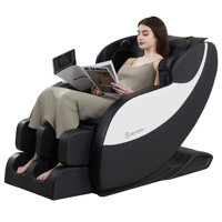 Silla de Masaje de Gravedad Cero Moderna con Entrega Rápida en 3 Días, Stock en China, 6 Programas Automáticos, Bluetooth, Calefacción, Masaje de Aire y Rodillos para Pies
