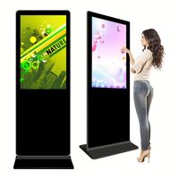 Cms yazılımı ile bağlantısız reklam panoları Kiosk kapalı dikey alışveriş merkezi dijital tabela oyuncu