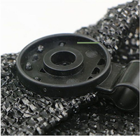 Accessoires de tissu d'ombrage Clips en plastique Clip noir rond pour ombrage Tissu pare-soleil Filet anti-oiseaux