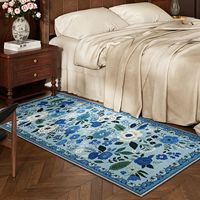 Premium New Persian Style Plush Foldable Runner Rug Cold Insulation Dirt Resistant Mat for Household Bedroom Window Usage