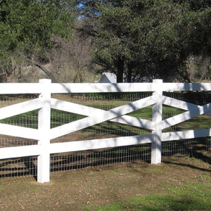 Cerca para Caballos de Vinilo Estilo Rancho, Duradera, Ecológica, Resistente a los Rayos UV, Tratada Térmicamente, Modelado 3D, Rentable - Product Image 3