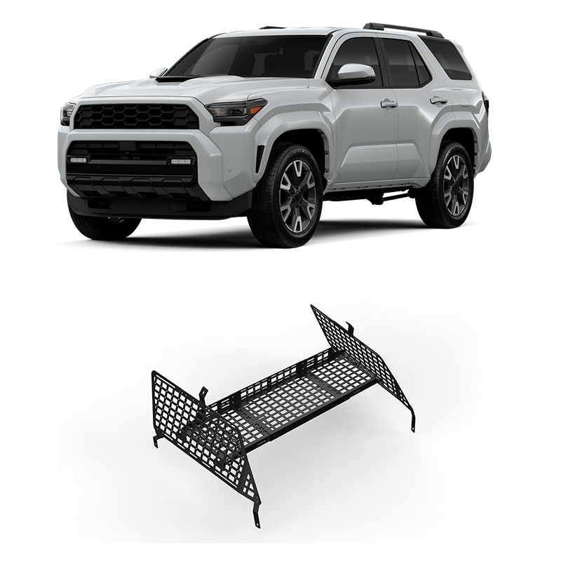 Rejilla Protectora Frontal De Malla Para Toyota 4Runner Limited 2014-2019 - Negro Mate, Estilo OE