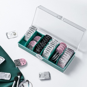 Boîte de rangement anti-poussière et élégante pour lentilles de contact, grande capacité, compartimentée, pour usage quotidien domestique - Product Image 6